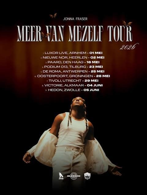 Jonna fraser VANAVOND Groningen 4 kaarten, Tickets en Kaartjes, Drie personen of meer, Mei
