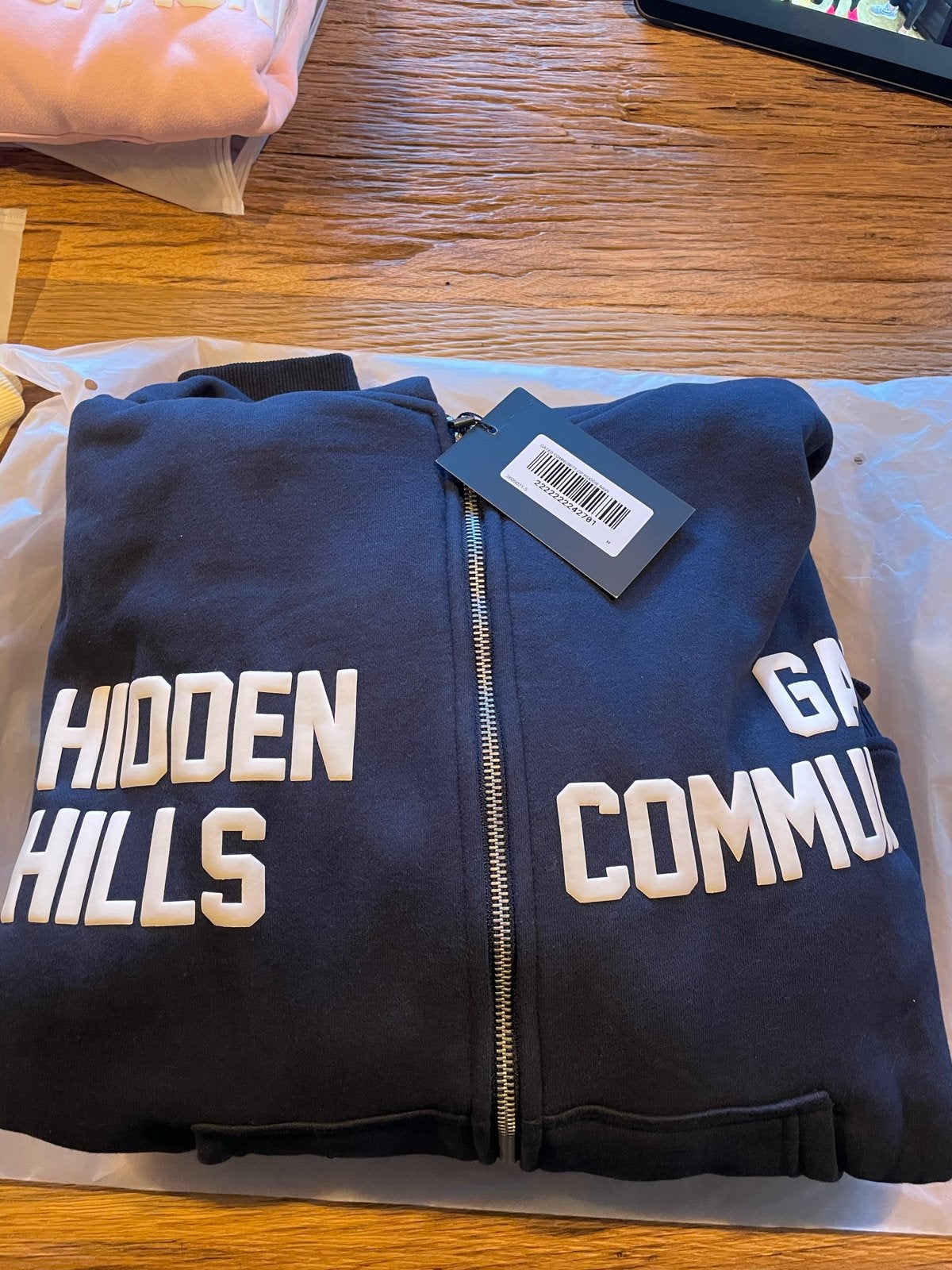 Hidden Hills Gated Community Zip Hoodie & Sweatpants Navy, Kleding | Heren, Ophalen of Verzenden, Nieuw, Maat 48/50 (M), Blauw
