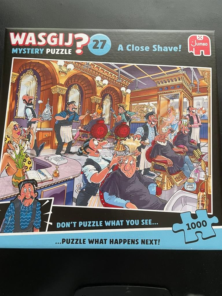 Wasgij puzzel mystery 27, Ophalen, 500 t/m 1500 stukjes, Zo goed als nieuw