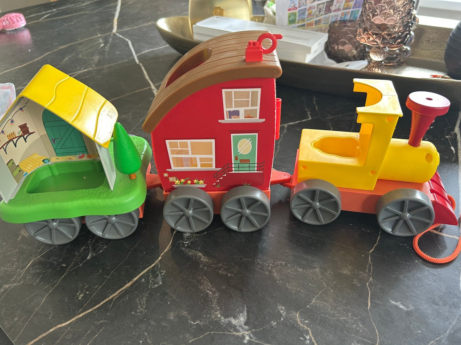 Bing trein met licht en geluid compleet, Ophalen of Verzenden, Zo goed als nieuw