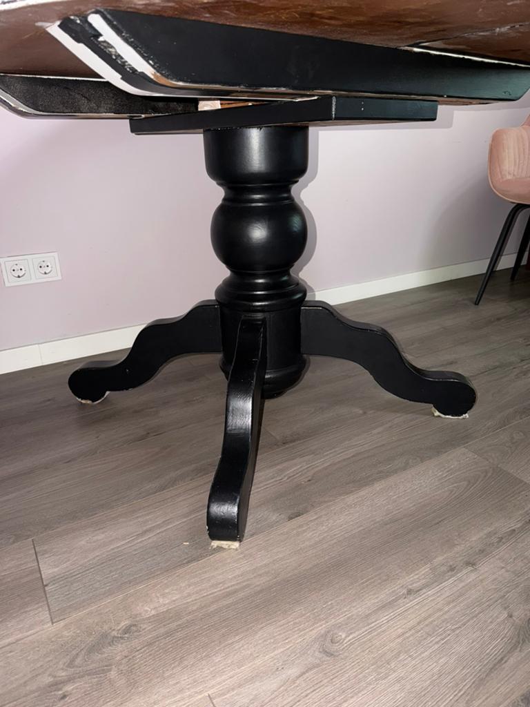 GRATIS OPHALEN - Mooie robuuste ronde eettafel, Ophalen