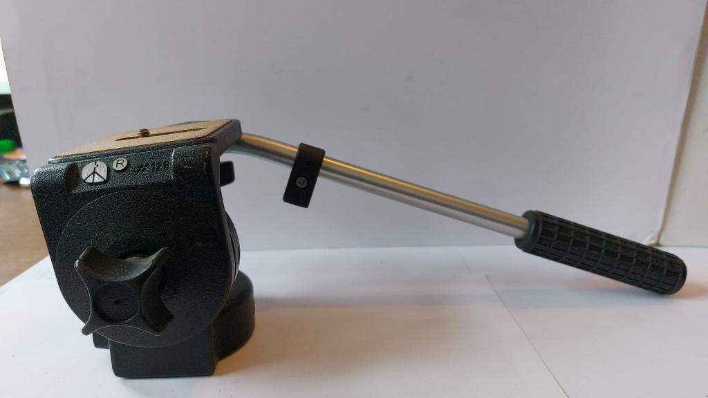 statief kop Manfrotto mod 128, Ophalen of Verzenden, Zo goed als nieuw, 175 cm of meer, Balhoofd