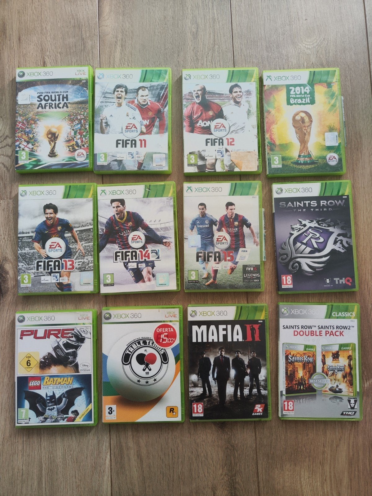 12 Xbox 360 spellen - FIFA, Saints Row, Mafia II en meer!, Ophalen of Verzenden, Gebruikt