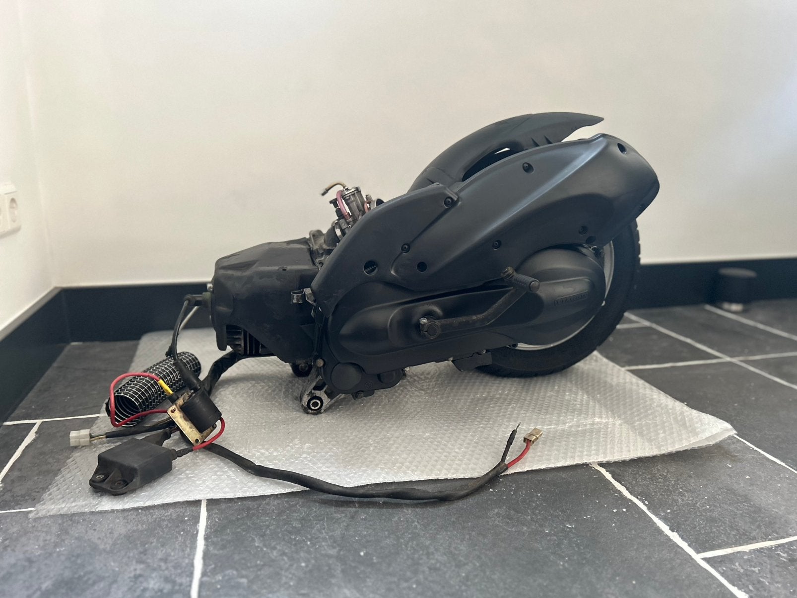 Piaggio Skipper 125cc 2t Motorblok Compleet | Plug en Play, Ophalen, Zo goed als nieuw, Blok, Piaggio