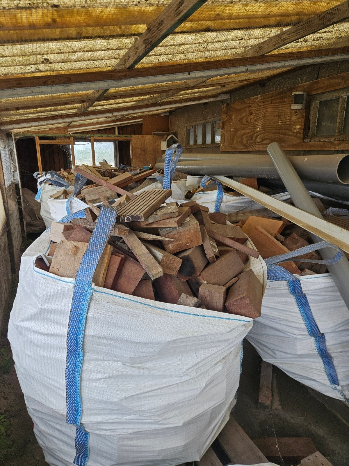 Openhaardhout in big bag, Tuin en Terras, Haardhout, 3 tot 6 m³, Ophalen, Overige houtsoorten, Blokken