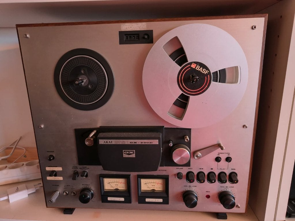 Akai Tape Deck GX230D, Ophalen, Bandrecorder, Met banden
