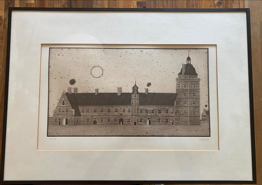 Kasteel Ets - Genummerd en Gesigneerd door Wittkamp, Ophalen of Verzenden, Zo goed als nieuw
