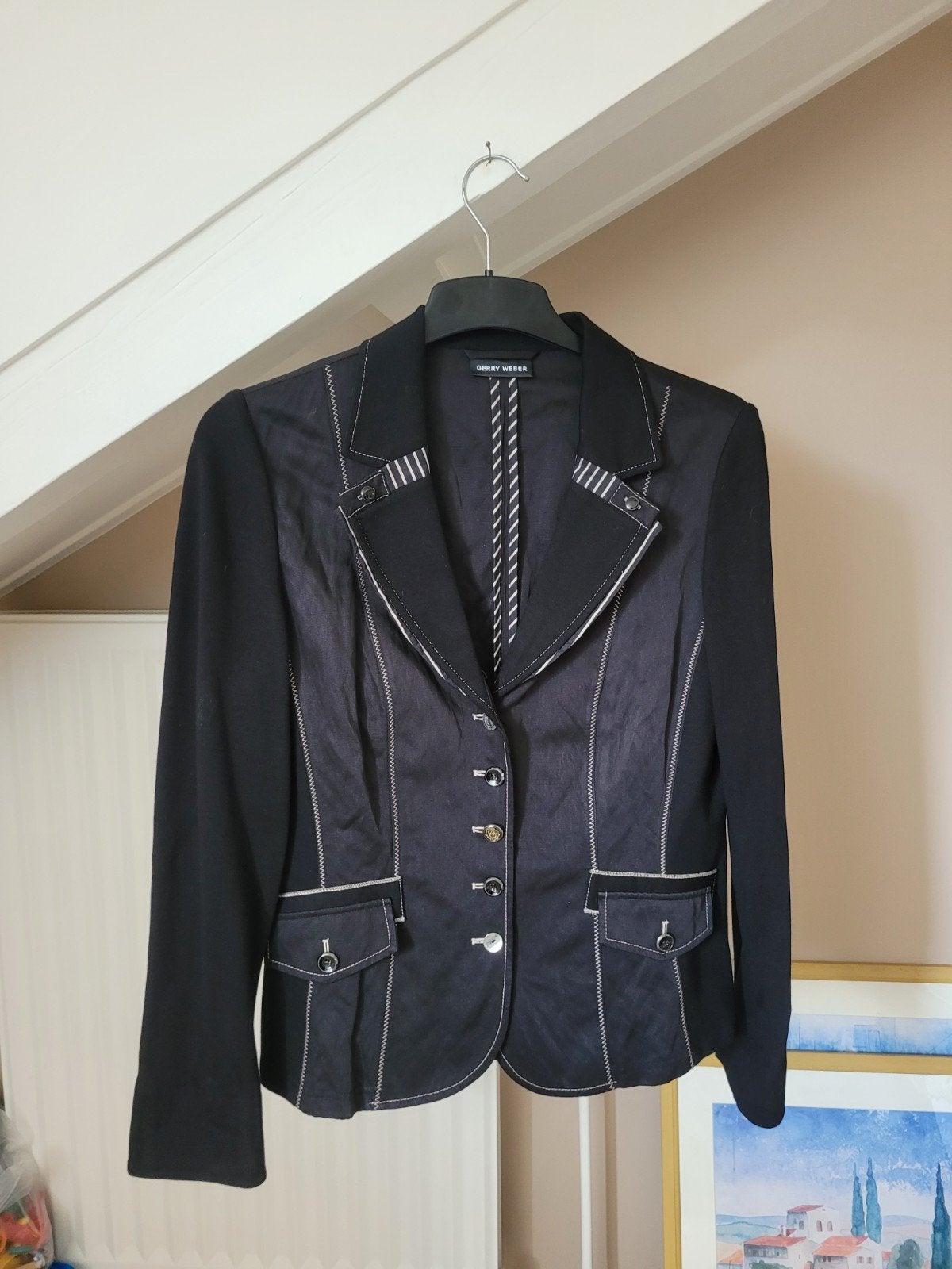 Gerry Weber Jasje Maat 40 (L), Zwart, Maat 42/44 (L), Nieuw, Ophalen of Verzenden