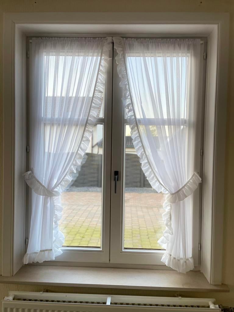 Gordijnen te koop!, Huis en Inrichting, Stoffering | Gordijnen en Lamellen, Ophalen, 100 tot 150 cm, Wit, 100 tot 150 cm