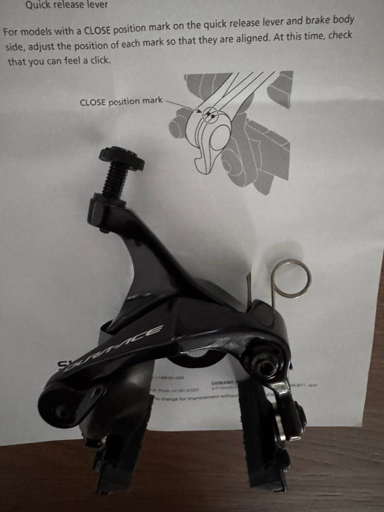 Shimano Dura-Ace achterrem BR-R9110-RS NIEUW! Bieden, Remmen, Nieuw, Ophalen of Verzenden, Racefiets