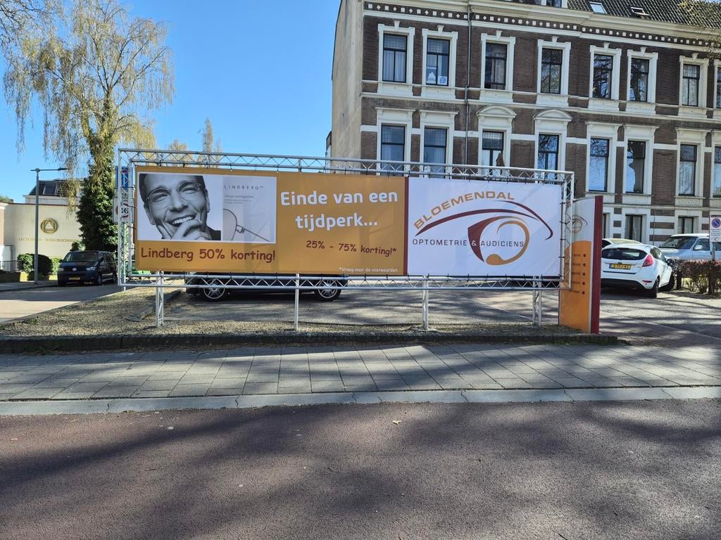 spandoekframe. 6 meter breed., Ophalen, Zo goed als nieuw, 250 mm of meer, Overige typen