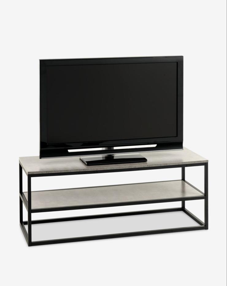 Modern TV-meubel met betonlook, Ophalen, Zo goed als nieuw