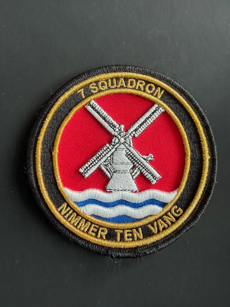 7 squadron NH90 patch Rnalf, Verzamelen, Ophalen of Verzenden, Luchtmacht, Nederland, Embleem of Badge