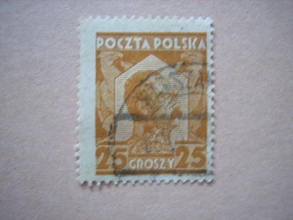 B2   Polen 253, Ophalen of Verzenden, Polen, Gestempeld