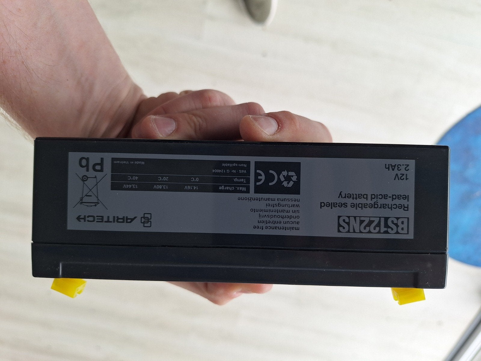 Aritech BS122 accu 18x, Ophalen of Verzenden