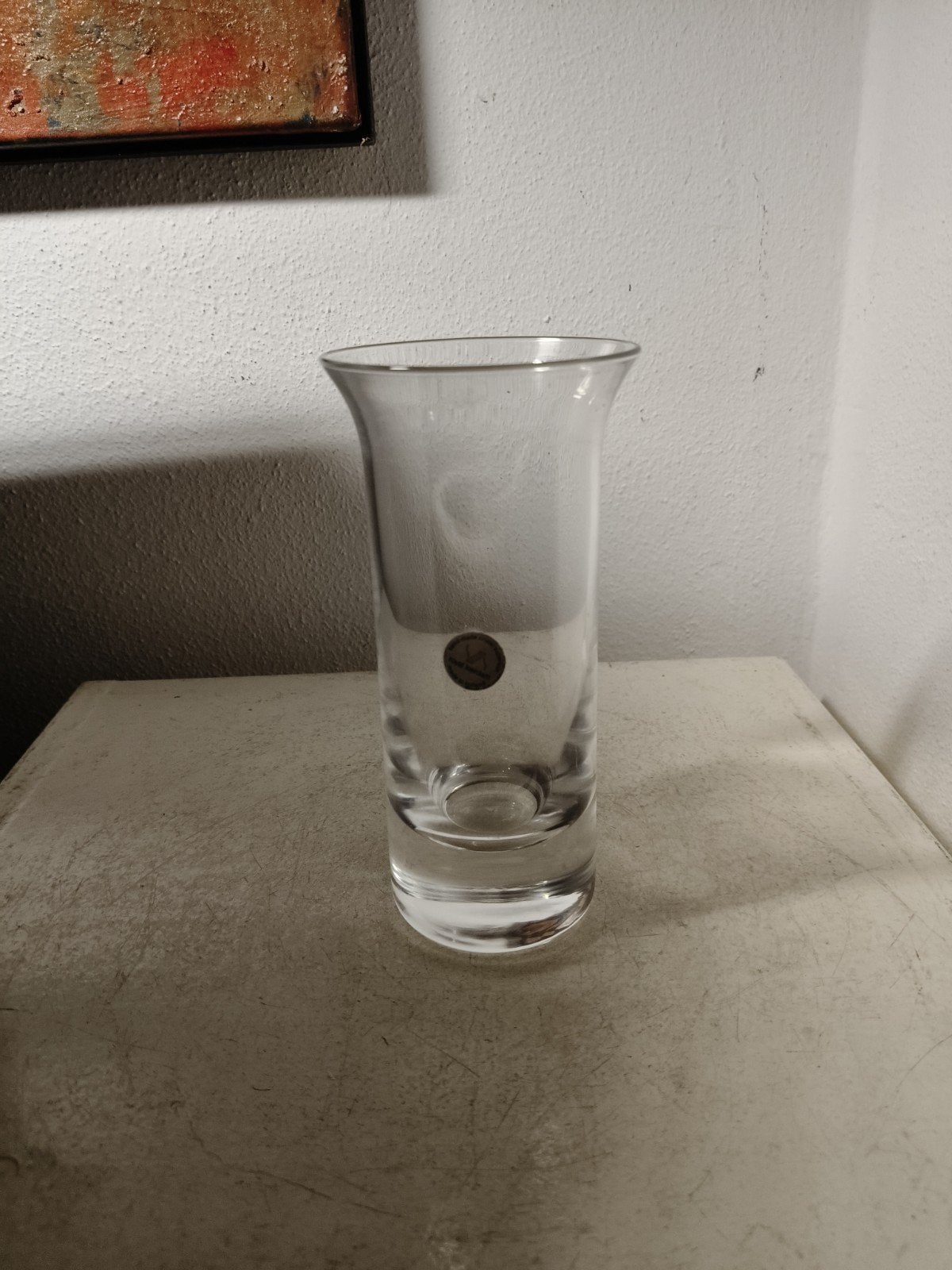 Vintage Forest waterglas Floris Meydam Royal Leerdam 16cm, Ophalen of Verzenden, Zo goed als nieuw, Overige typen