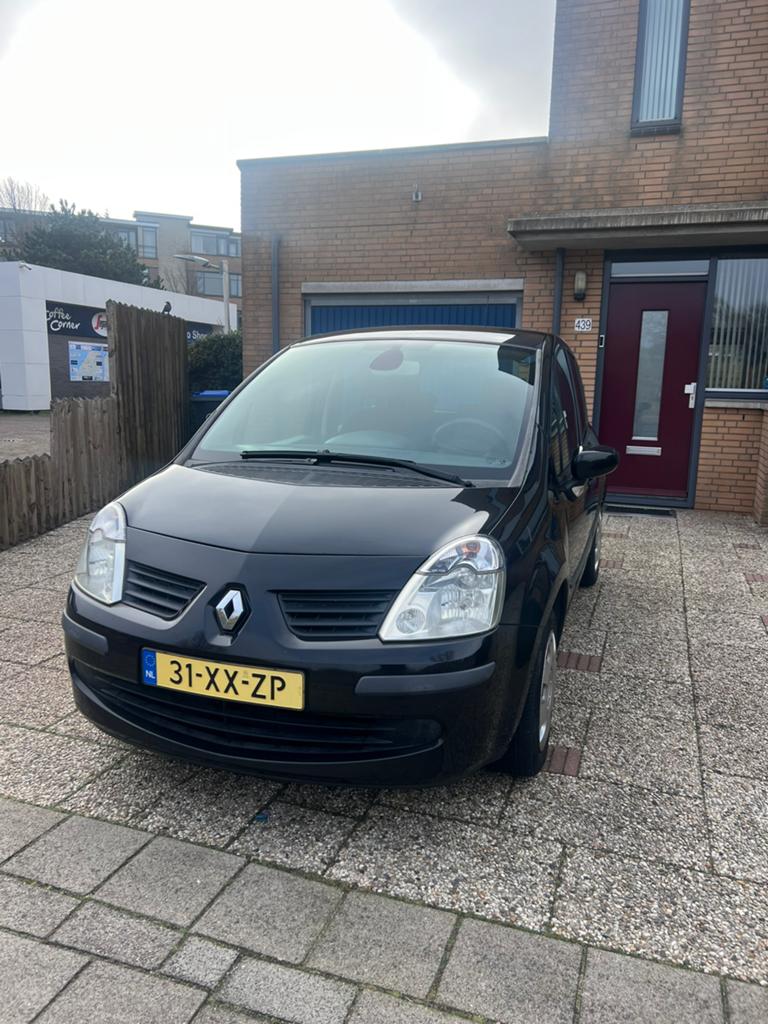 Renault Modus 1.6 16V AUT 2007 Zwart, Stof, 4 cilinders, Zwart, Origineel Nederlands