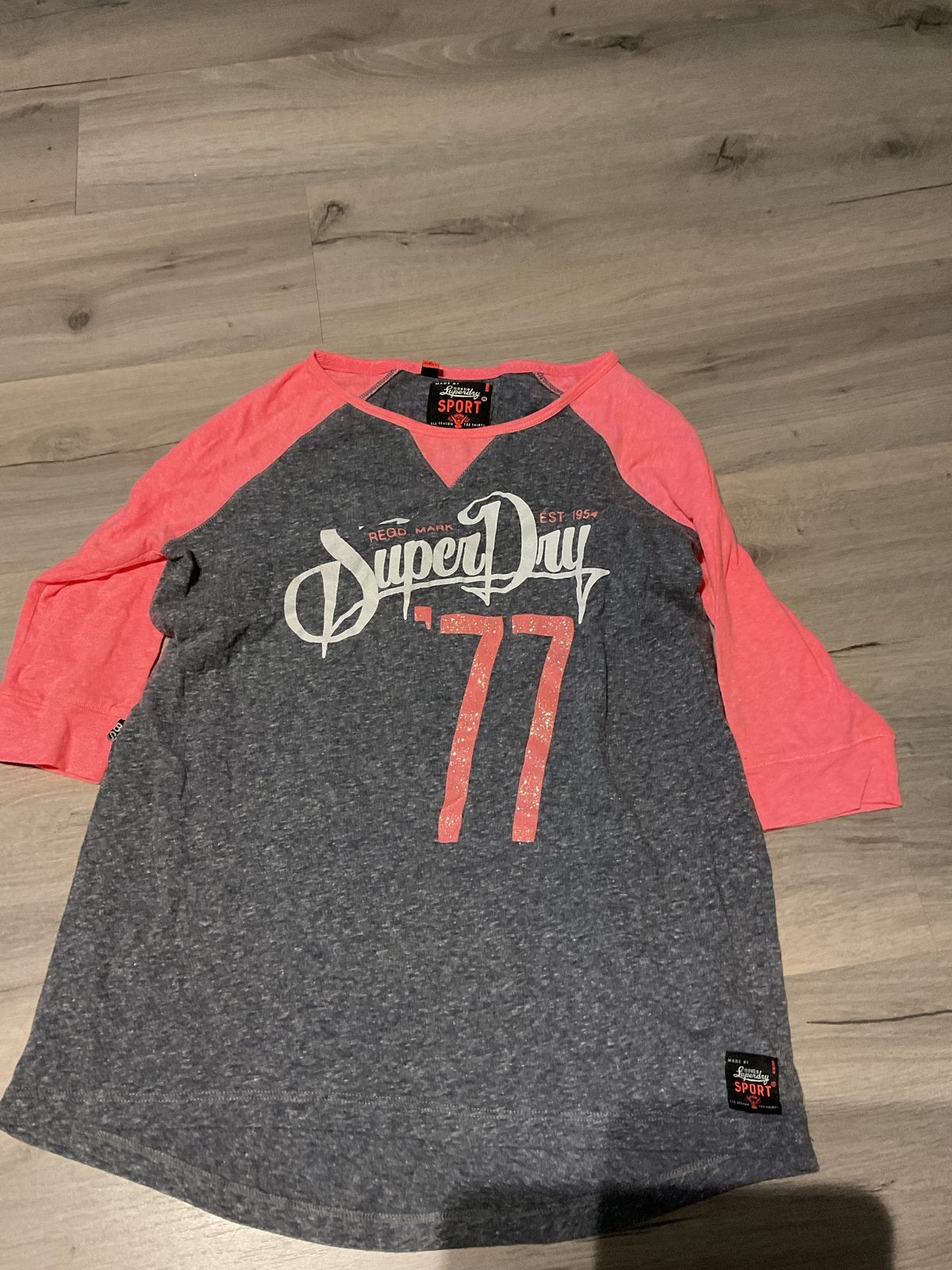 Superdry Sport T-shirt Maat S, Ophalen of Verzenden, Lange mouw, Maat 36 (S), Grijs