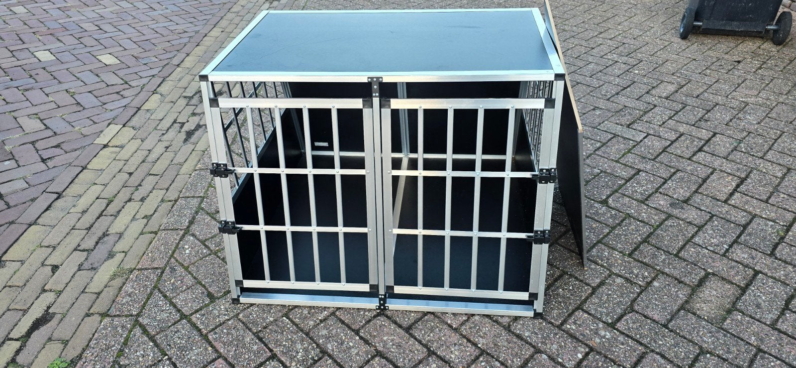 Transportbench voor Honden XXL Aluminium 97x90x70cm, Dieren en Toebehoren, Ophalen, Zo goed als nieuw