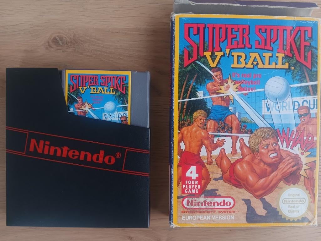 NES - Super Spike V'ball CB, Gebruikt, 1 speler, Ophalen of Verzenden, Vanaf 3 jaar