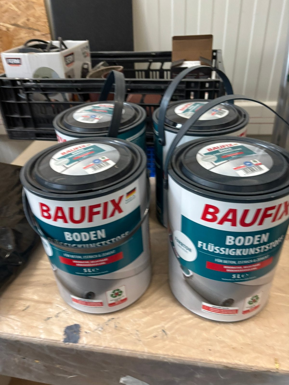 Coating garage vloer vloerverf, Ophalen, Nieuw, Wit