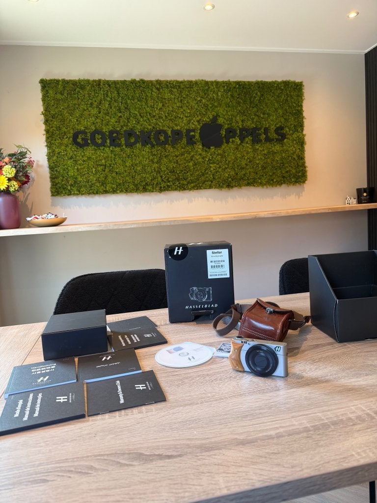 Hasselblad Stellar Olijf Houten Grip | als nieuw, Audio, Tv en Foto, Fotocamera's Digitaal, Ophalen, Hasselblad, Hasselblad, Zo goed als nieuw