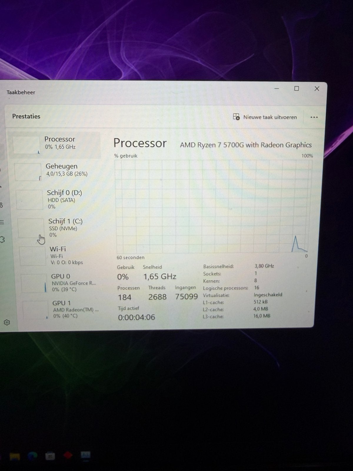 Gaming pc rtx 3060, 16gb ram, ryzen 7, 1.5tb ssd 4k monitor, Ophalen of Verzenden, Zo goed als nieuw