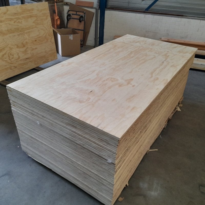 Underlayment 18mm Elliotis Pine C-/C+ 244x122cm Mes en Groef, Ophalen, Nieuw, Hout, Minder dan 20 mm