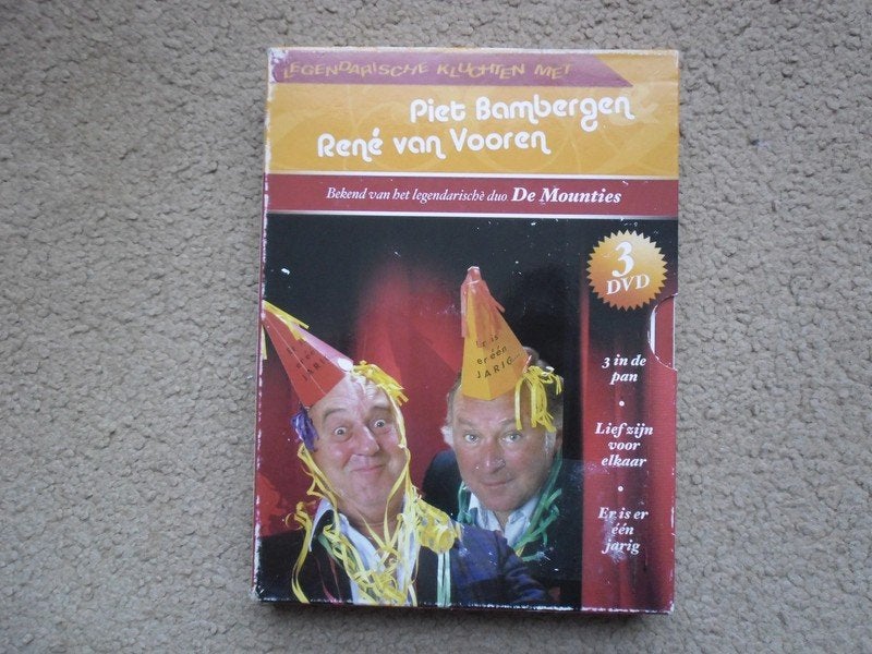 Kluchten met Piet Bambergen & Rene van Vooren (The Mounties), Alle leeftijden, Ophalen of Verzenden, Zo goed als nieuw, Stand-up of Theatershow