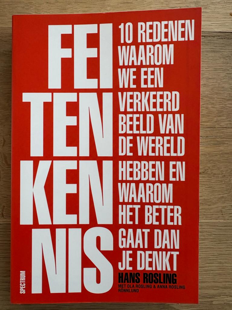 Hans Rosling - Feitenkennis, Ophalen of Verzenden, Zo goed als nieuw, Hans Rosling