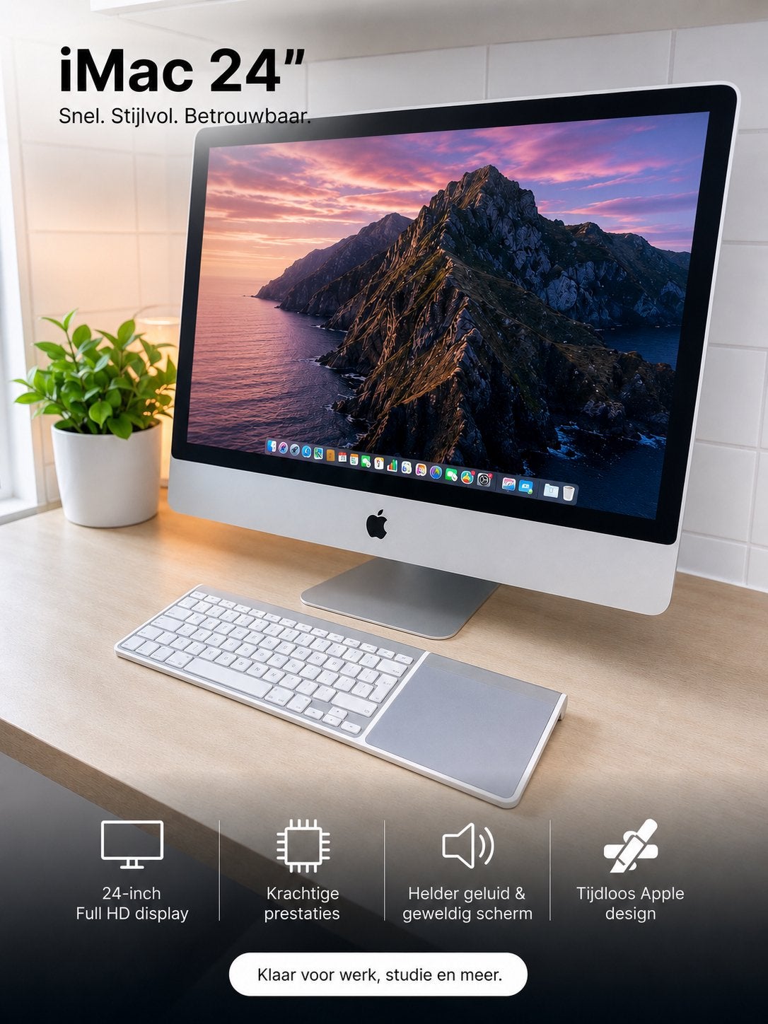 Apple iMac 24 inch (2009) - goede staat, Ophalen, Gebruikt, IMac, 24 inch