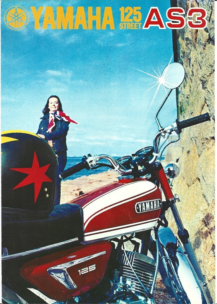 Yamaha 125 street AS3 folder, Verzenden, Yamaha