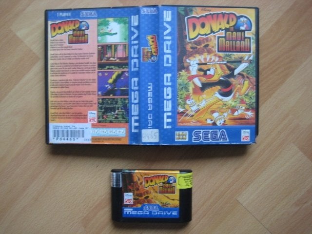 Donald Duck Maui Mallard Sega Mega Drive Megadrive, Spelcomputers en Games, Gebruikt, 1 speler, Ophalen of Verzenden, Vanaf 3 jaar