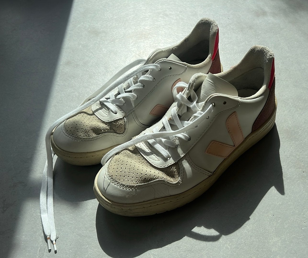 Veja schoenen, Wit, Ophalen of Verzenden, Sneakers of Gympen, Gedragen