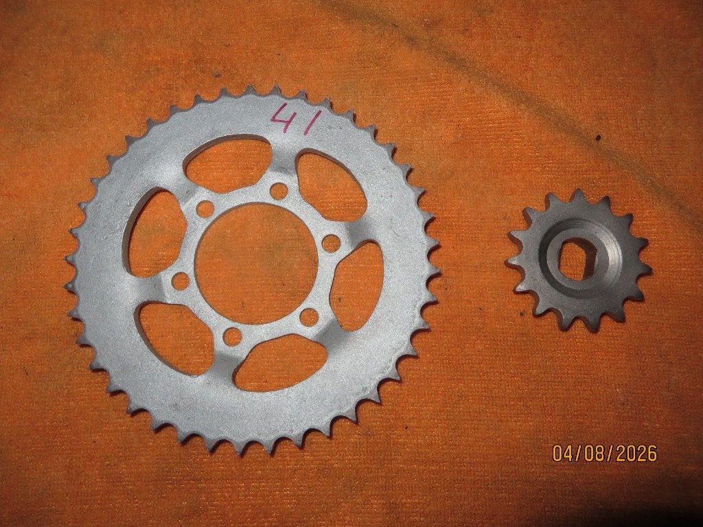 Zundapp KS125 - set tandwielen, Ophalen of Verzenden, Zo goed als nieuw, Blok