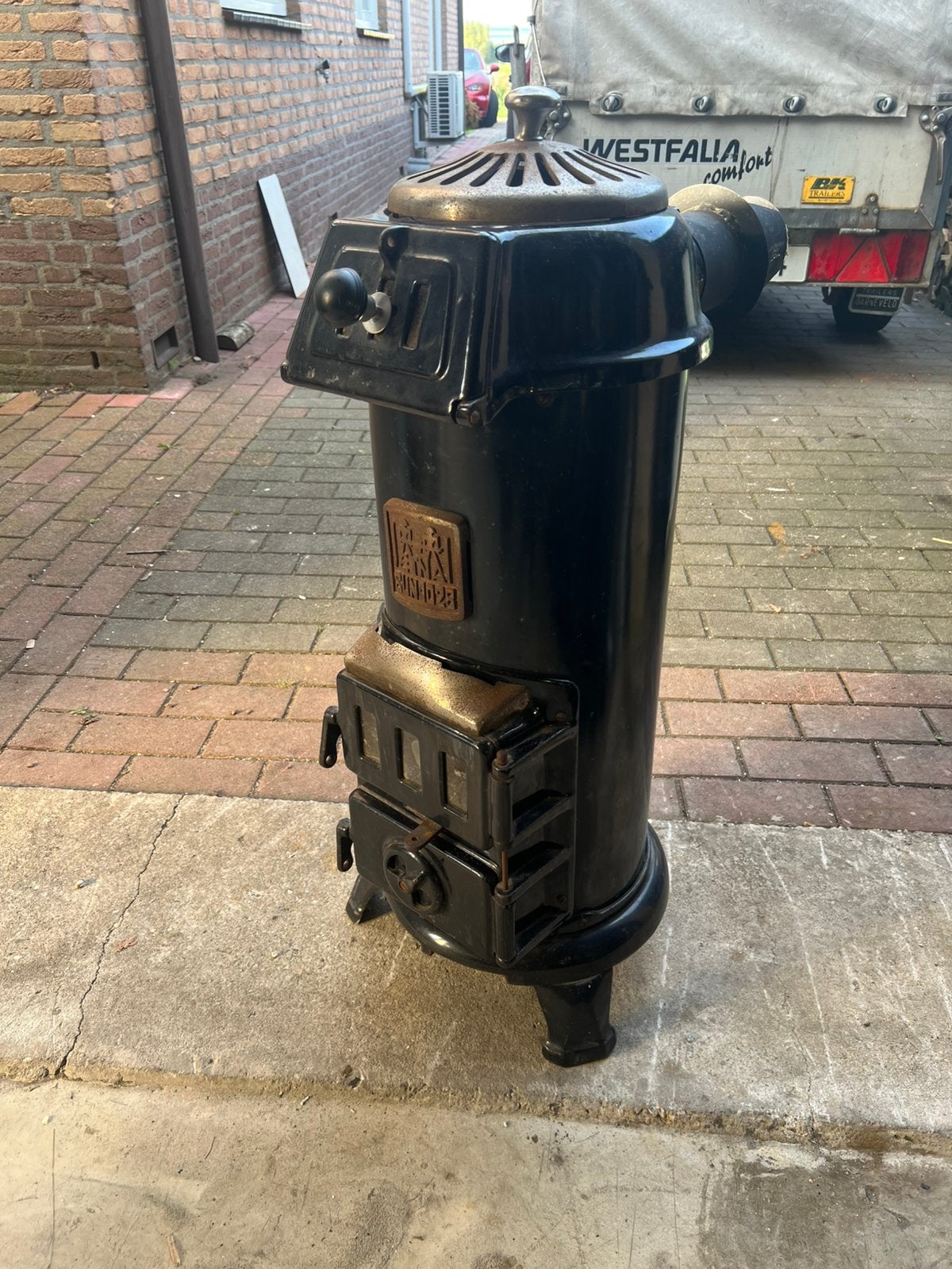 Kachel allesbrander of kolen, Huis en Inrichting, Ophalen, Elektrisch, Overige soorten