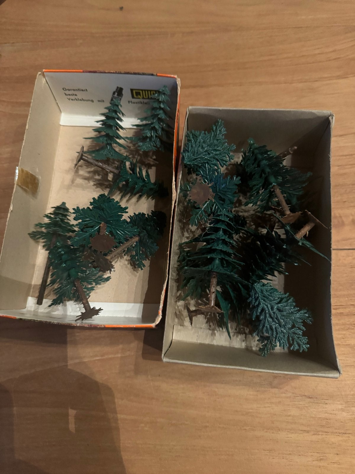 Kunststof bomen Pola 1:87 voor modelspoorbaan scenery, Overige merken, Gebruikt, Natuur, Gelijkstroom of Wisselstroom