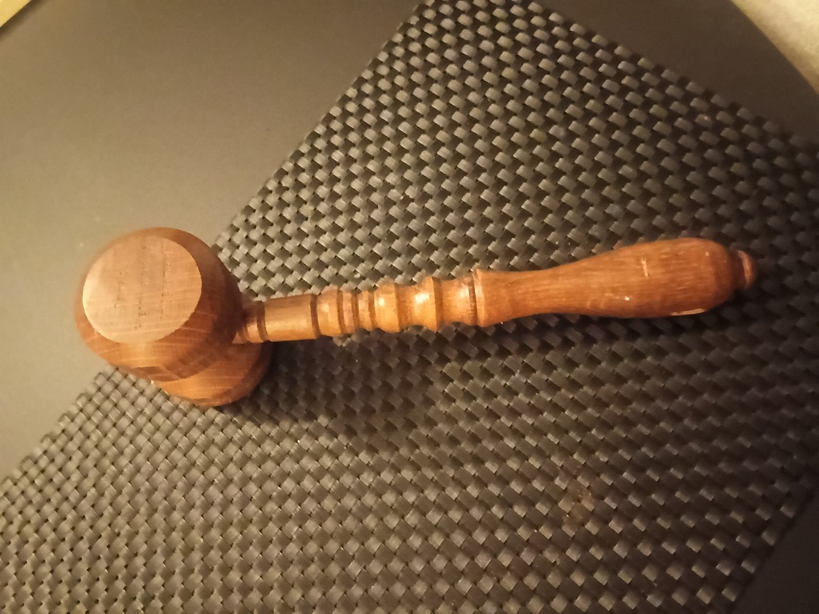 Houten Veilinghamer - Rechterhamer, Ophalen of Verzenden
