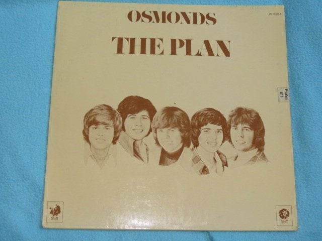 LP Osmonds - The plan - Zweedse editie 1973, Cd's en Dvd's, Vinyl | Pop, Inclusief boekje, Ophalen of Verzenden, Zo goed als nieuw