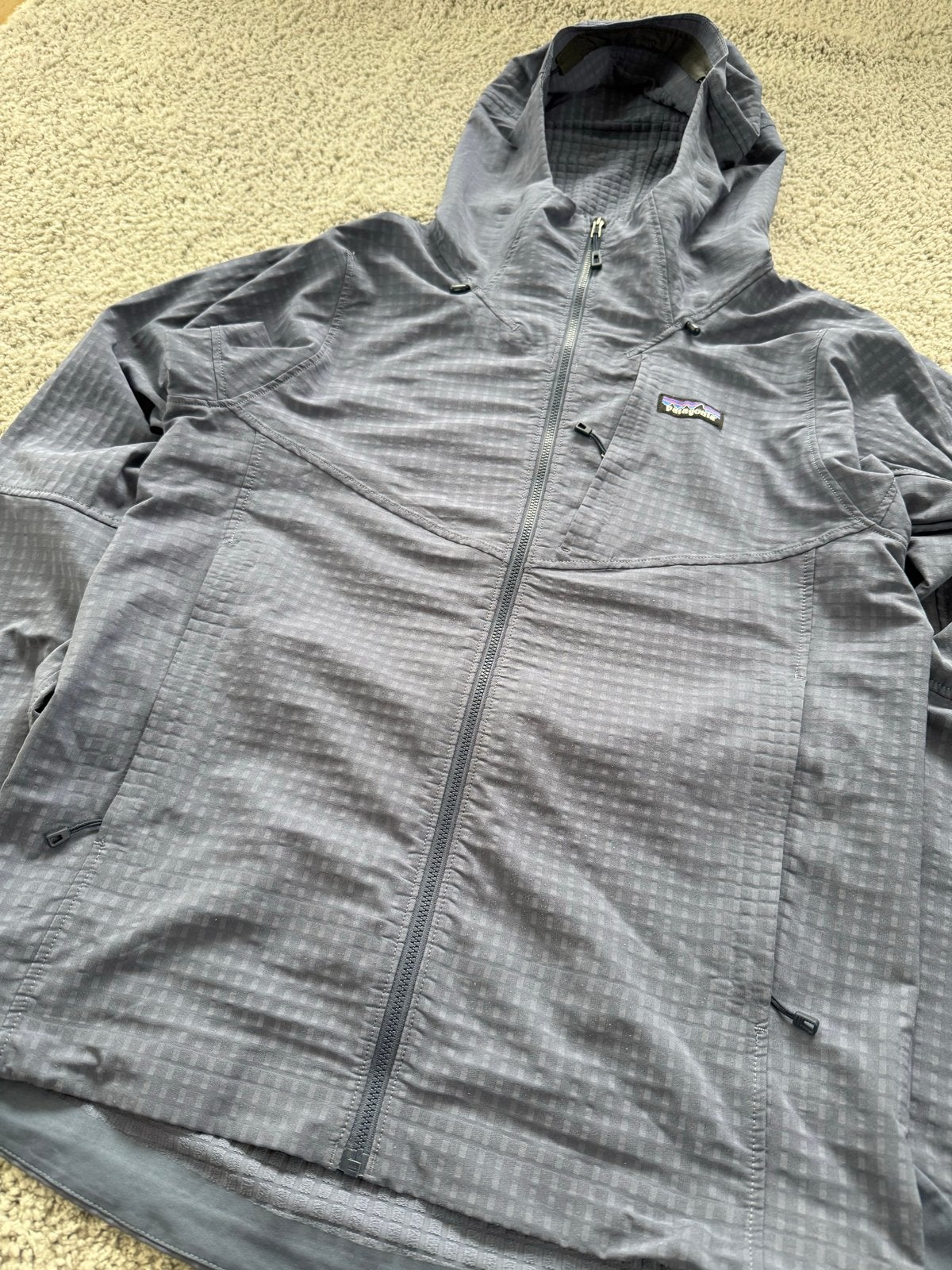 Patagonia R1 TechFace Hoody - Herenjas, Ophalen of Verzenden, Zo goed als nieuw, Maat 46 (S) of kleiner, Grijs