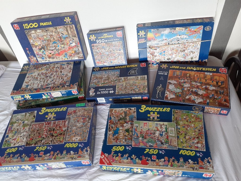 Van Haasteren Puzzels., Ophalen of Verzenden, 500 t/m 1500 stukjes, Zo goed als nieuw