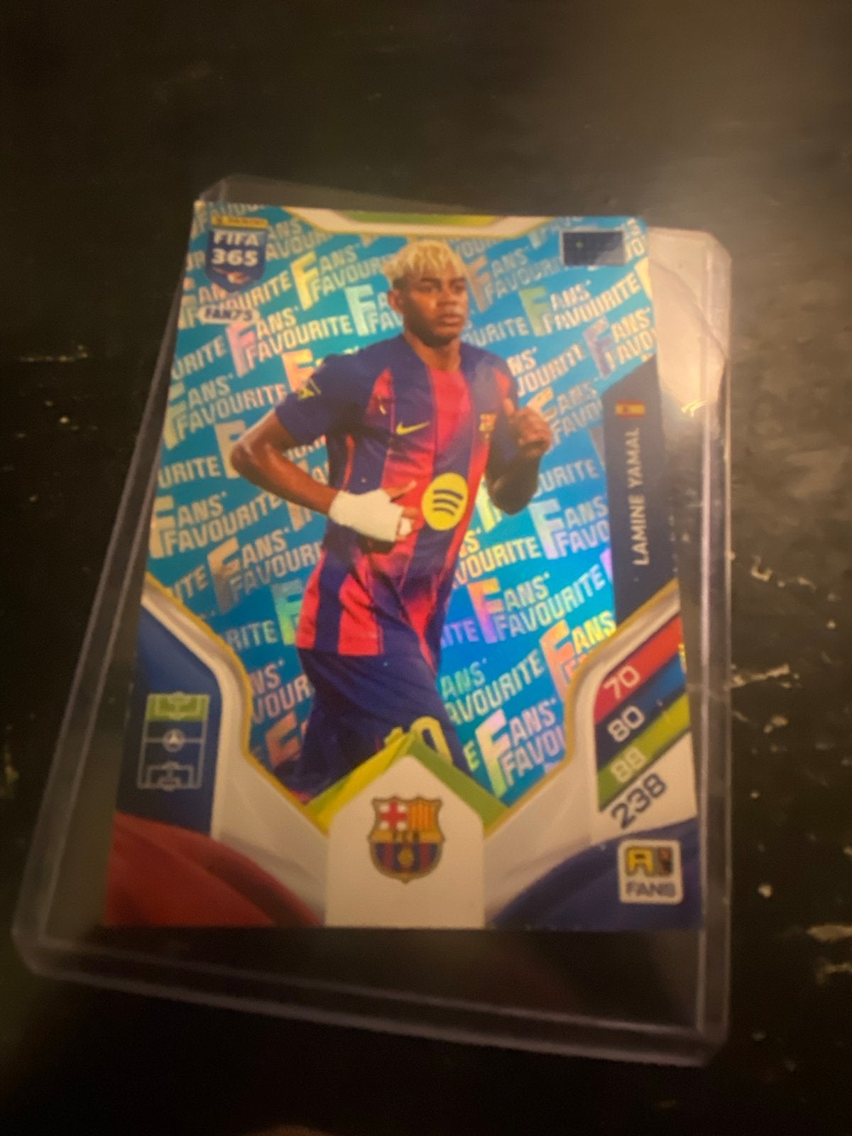 Panini FIFA 365 Adrenalyn XL Lamine Yamal Fans Favourite, Verzamelen, Ophalen, Zo goed als nieuw, Buitenlandse clubs, Spelerskaart