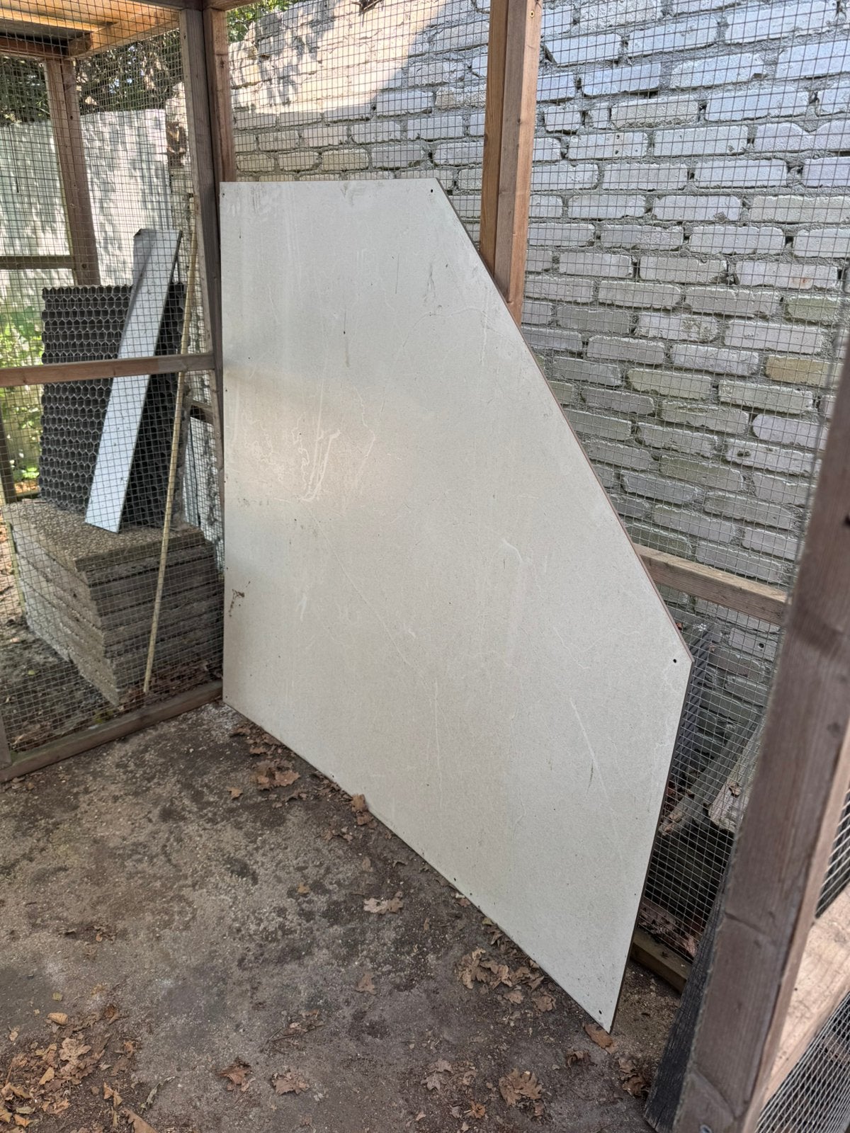 Restanten trespa, Ophalen, Gebruikt