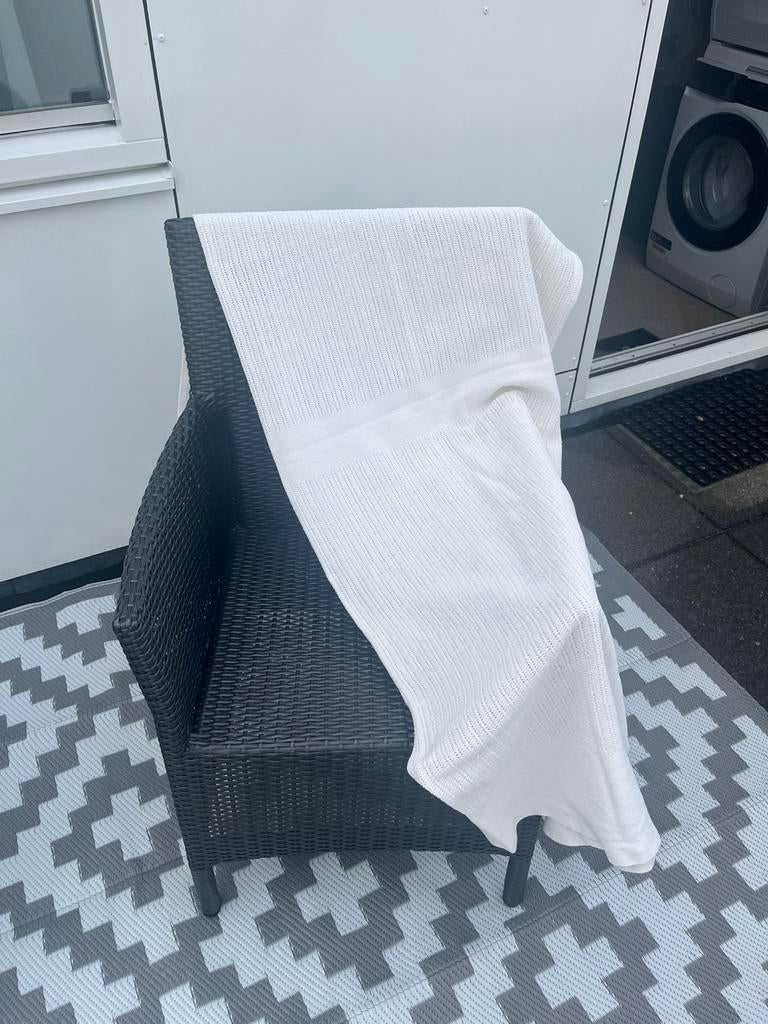Te koop: ecru plaid/deken, 1.80x1.30 meter, Ophalen of Verzenden, Nieuw