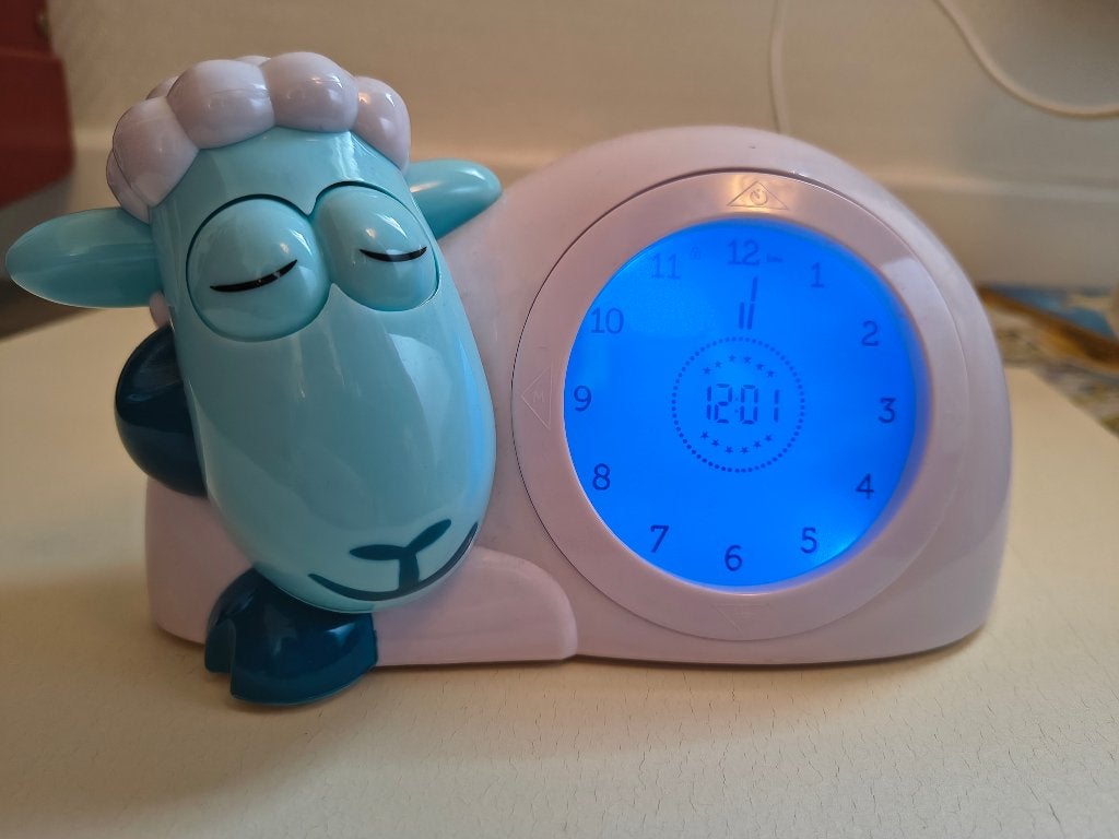 Slaaptrainer Schaap - Klokkijken Leren met Geluid & Ogen, Witgoed en Apparatuur, Wekkers, Ophalen, Gebruikt