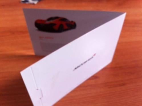 McLaren P1 fraaie originele groot formaat poster/brochure, Ophalen, Zo goed als nieuw, Overige merken