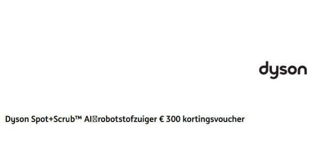 300 euro dyson voucher, Tickets en Kaartjes, Kortingen en Cadeaubonnen