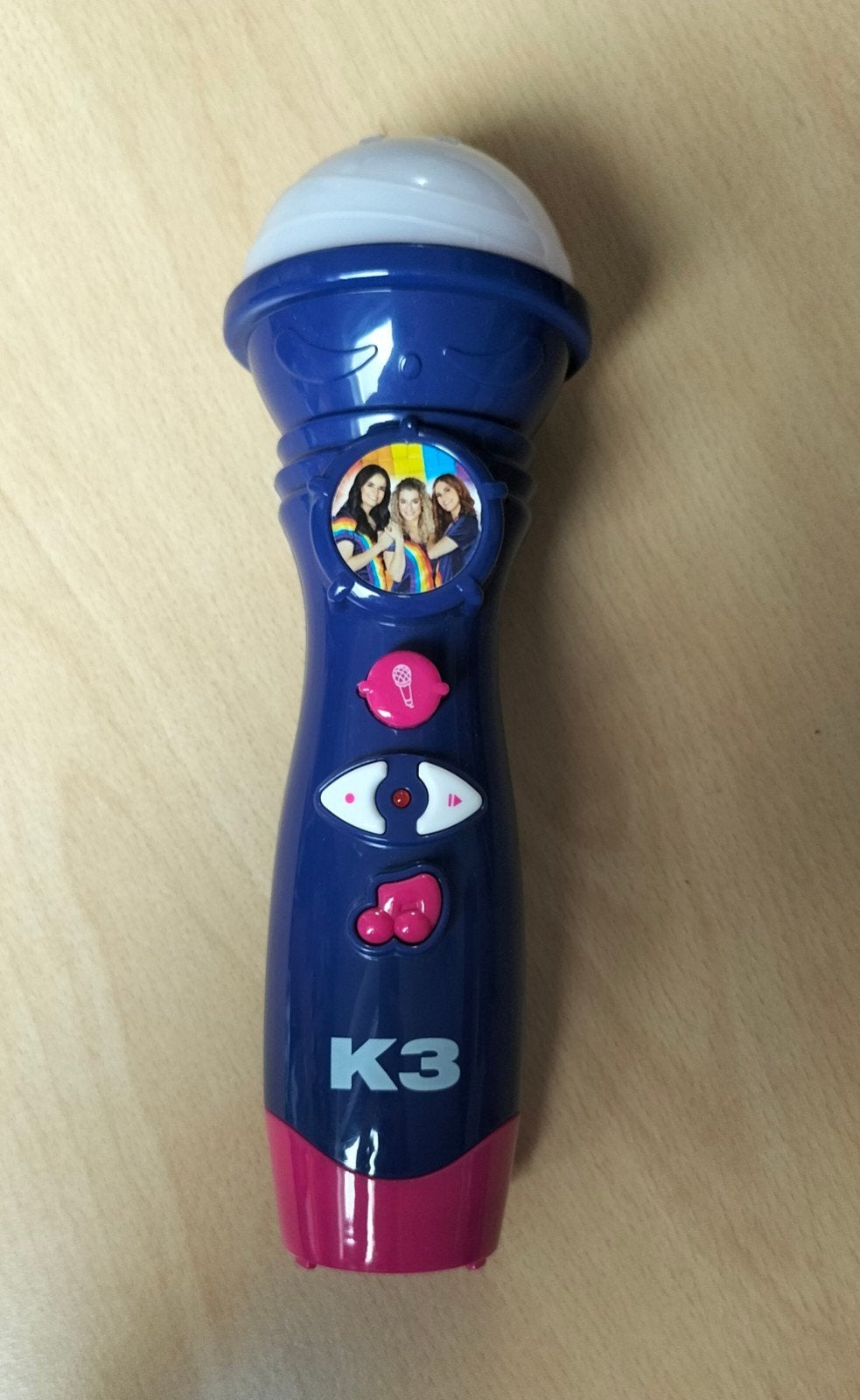 K3 microfoon met licht en geluid, Ophalen, Zo goed als nieuw, Jongen of Meisje