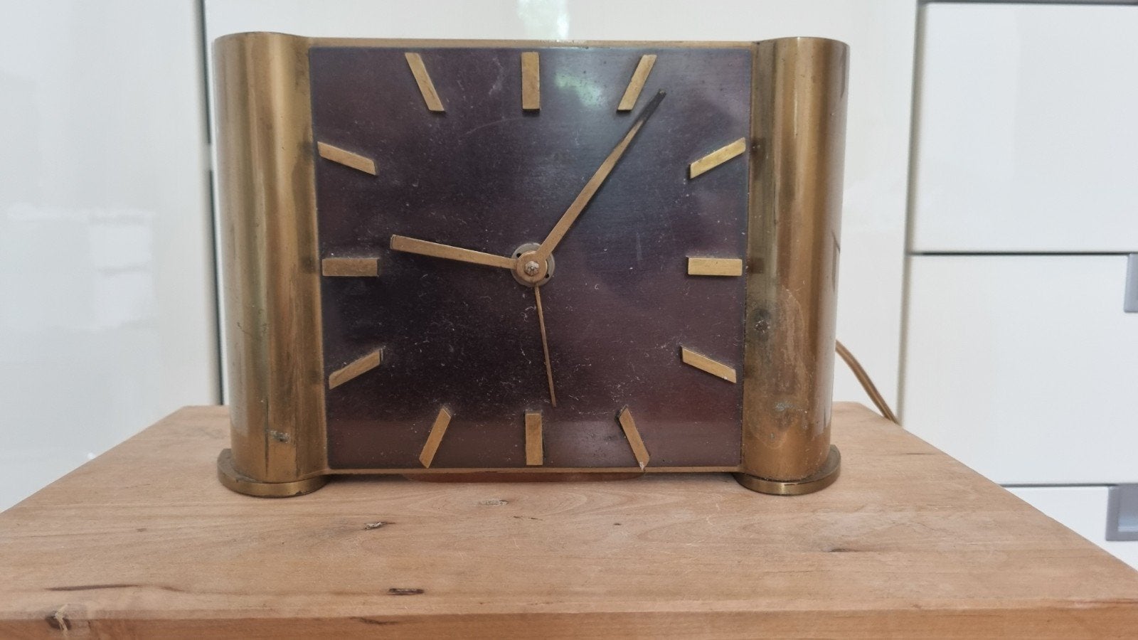 Art Deco/Amsterdamse School W.Smits Elektrische klok, Ophalen