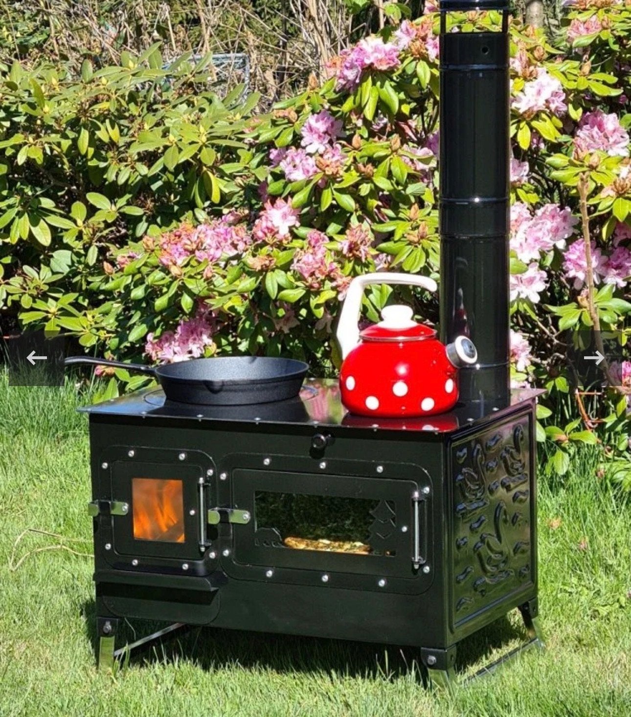 KMP01 Sabah Houtkachel met Oven - Compact & Draagbaar, Ophalen, Nieuw